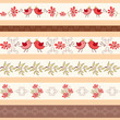 Collection for scrapbook. Borders.