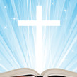 Vector: Holy Book and shine Holy Book and shine