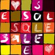 sale typo background