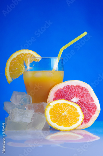 Photo: tropical cold cocktail tropical cold cocktail