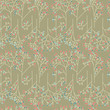 Abstract trees seamless pattern background