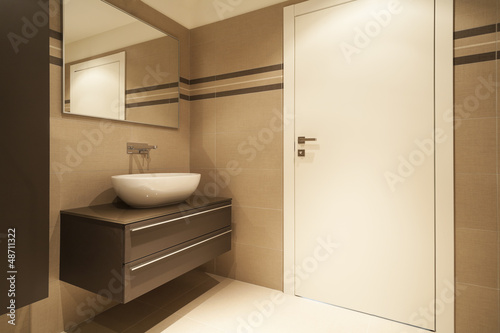 Photo: modern architecture, new apartment, bathroom modern architecture, new apartment, bathroom
