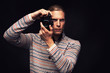 Framing his shot