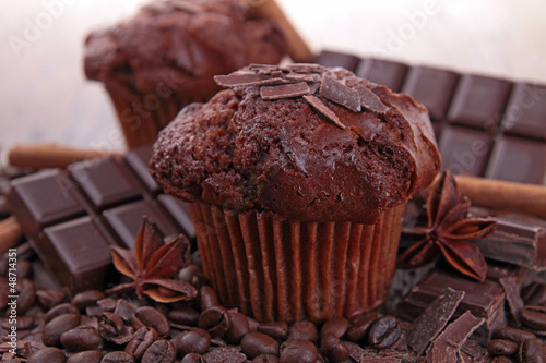 Photo: chocolate muffin chocolate muffin