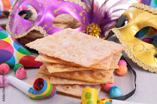 Photo: carnival pastry and decoration carnival pastry and decoration