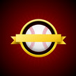 Vector Baseball Emblem