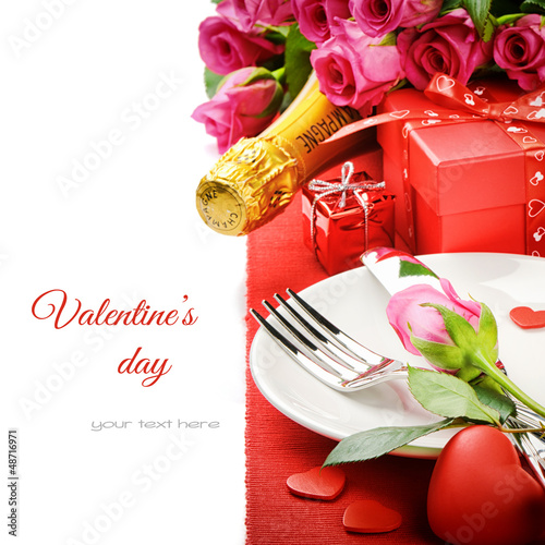 Photo: St Valentine's menu concept St Valentine's menu concept
