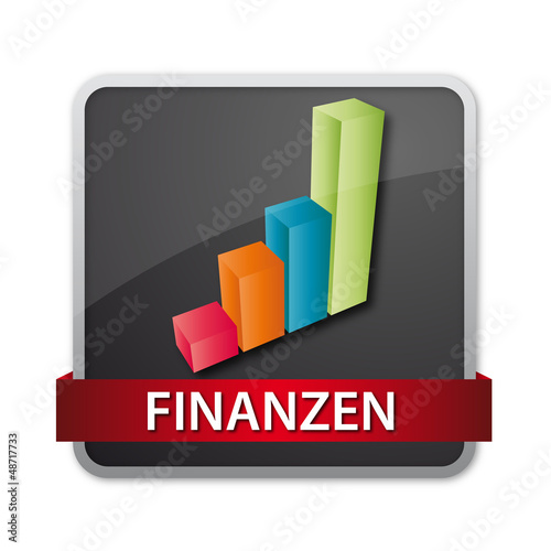 Illustration: Button - Finanzen Button - Finanzen