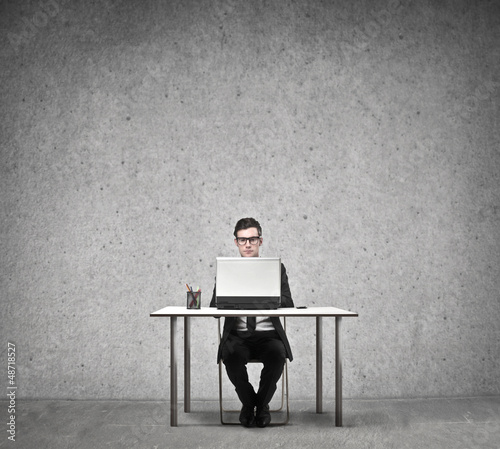 Photo: businessman working businessman working