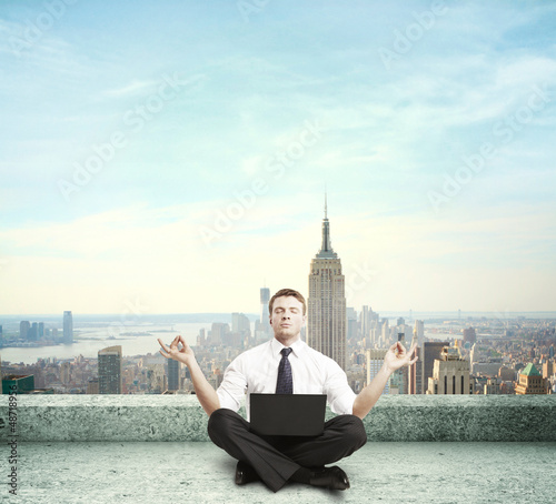 Photo: man thinking man thinking