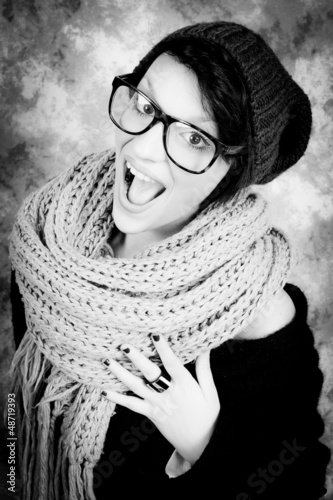 Photo: enthusiastic woman enthusiastic woman