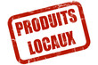 Grunge Stempel rot PRODUITS LOCAUX