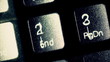 Video: Sequences of a computer keyboards in black. Sequences of a computer keyboards in black.