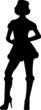 Girl in costume for masquerade or costume ball or carnival