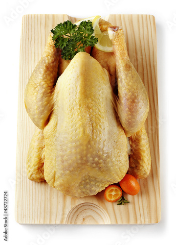 Photo: chicken ready to roast chicken ready to roast