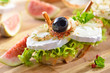 Leckere Partyhäppchen mit Ziegenkäse