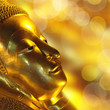 Tête du Bouddha couché de Wat Pho - Bangkok, Thaïlande