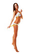 Foto: Woman with perfect shapes and measure Woman with perfect shapes and measure