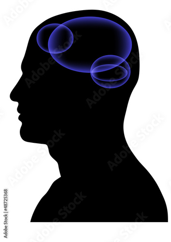 Vector: Big Idea - Glowing Brain Big Idea - Glowing Brain