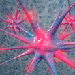 Neurons 3D render