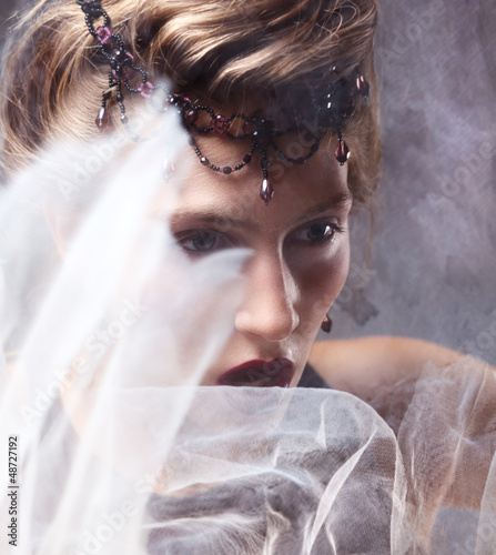 Photo: Emotions. Portrait of Classy Woman Face - Motion Emotions. Portrait of Classy Woman Face - Motion