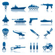 Military icon set