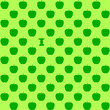 Seamless pattern with apples