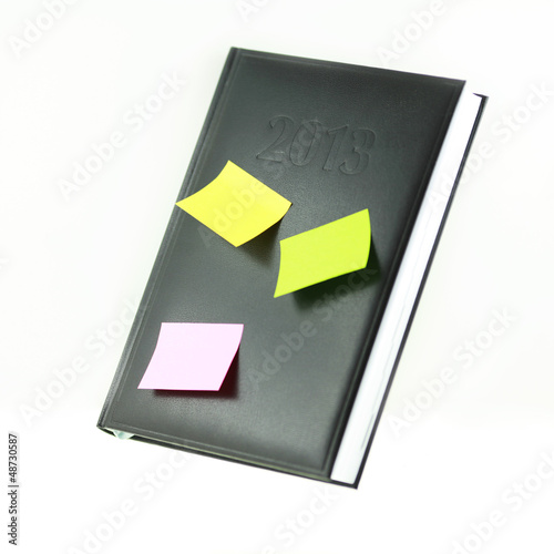 Photo: Kalender mit Notizzettel Kalender mit Notizzettel
