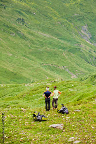 Photo: Hiker at the rest Hiker at the rest