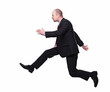 running businessman