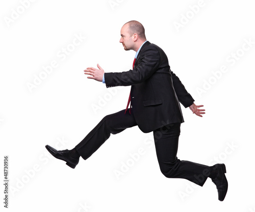 Photo: running businessman running businessman