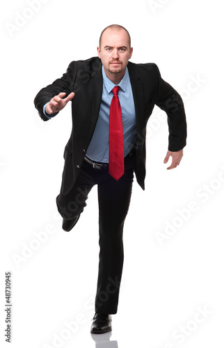 Photo: running businessman running businessman