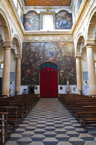 Photo: Basilica Cathedral of St. Agata. Gallipoli. Puglia. Italy. Basilica Cathedral of St. Agata. Gallipoli. Puglia. Italy.