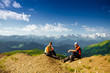 Hiker at the rest