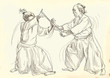 aikido - drawing converted into vector