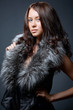 Portrait of attractive young model