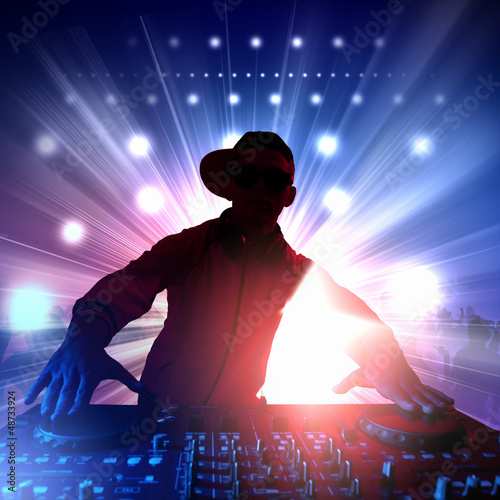 Photo: dj and mixer dj and mixer