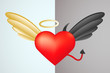 Two heart parts