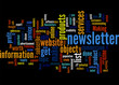 Making Money From Publishing Newsletters Concept
