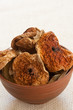 Foto: Close up of dried mushrooms Close up of dried mushrooms