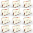 2013 English calendar