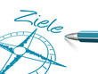 Kompass Stift Ziele