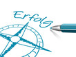 Kompass Erfolg Stift