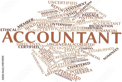 Illustration: Word cloud for Accountant Word cloud for Accountant