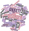 Word cloud for Anxiety disorder