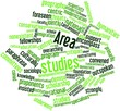 Word cloud for Area studies