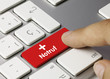 Notruf tastatur. Finger