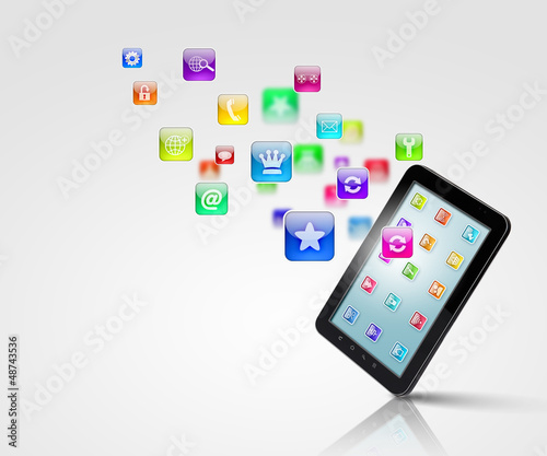Illustration: modern technology media modern technology media