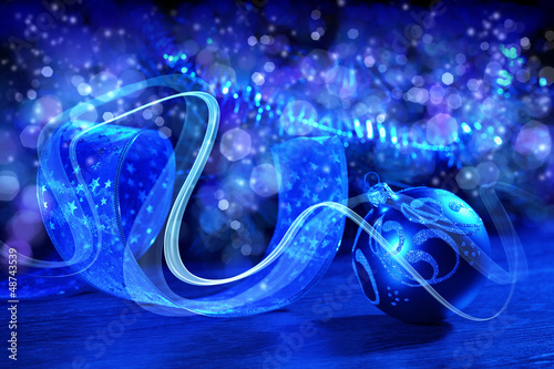 Photo: Blue Christmas collage Blue Christmas collage