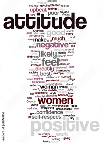 Vector: Your Attitude Counts Concept Your Attitude Counts Concept